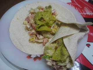 Fajitas De Verduras Con Guacamole.