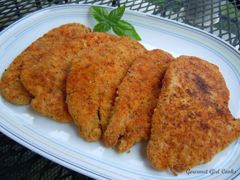 Gourmet Girl Cooks TGIF...Chicken Cutlets (breaded with Almond/Coconut
