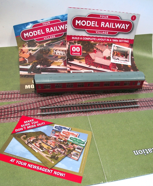 00Free UK P&P Hachette Your Model Railway Village 5 BenchesGauge 