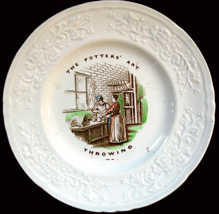 Dishy News A Transferware Blog THE POTTERS' ART PLATES AND A COPPER