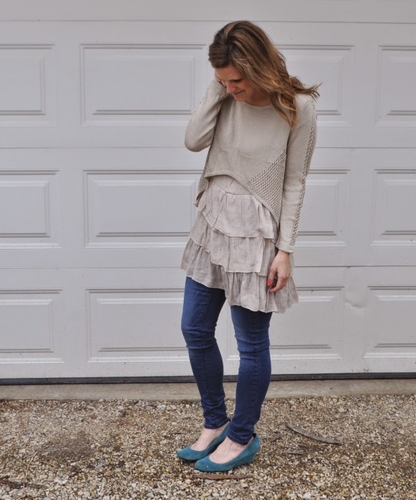 ruffle tunic