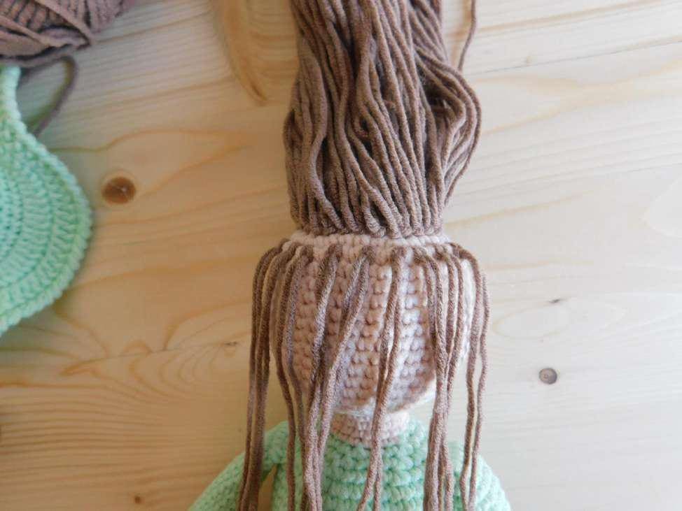 Crochet doll tutorial: hair Crochet doll tutorial