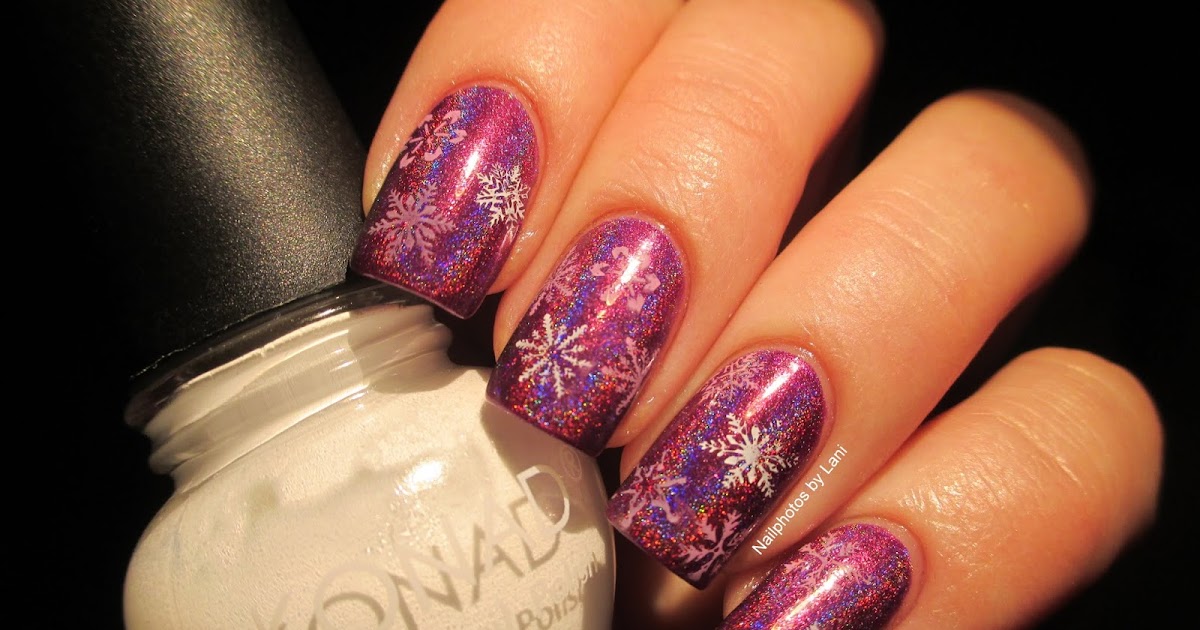 Nailphotos by Lani December Solstice & Advent Nails stamping nail art