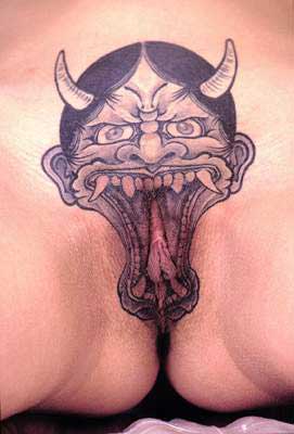 On pussy tattoo vagina tattoos