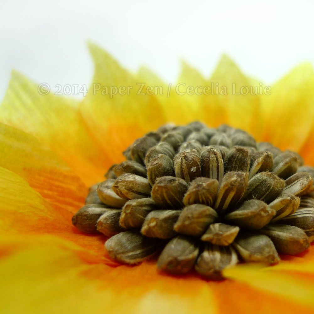 Paper Zen How to make a Paper Sunflower