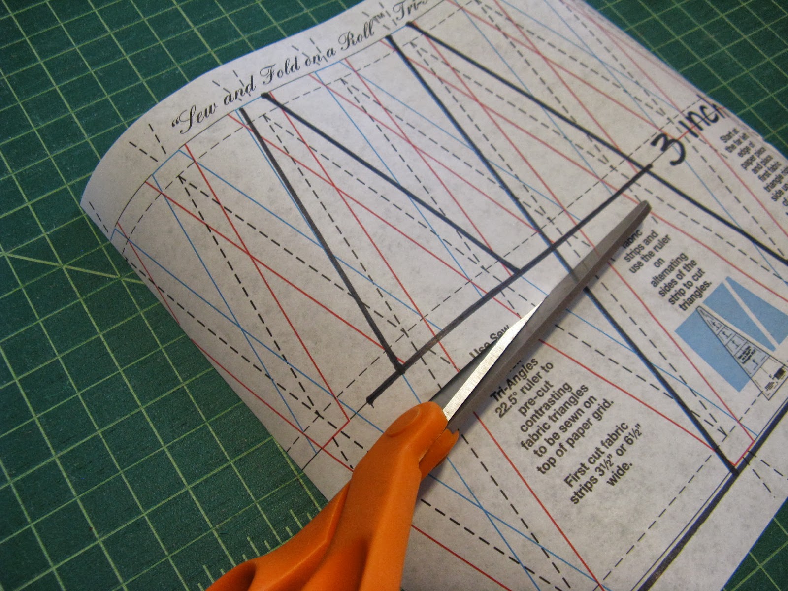 22.5 Degree TriAngle Tutorial with Triangles On A Roll Triangles on