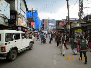 Chowk Road  of Darjeeling.