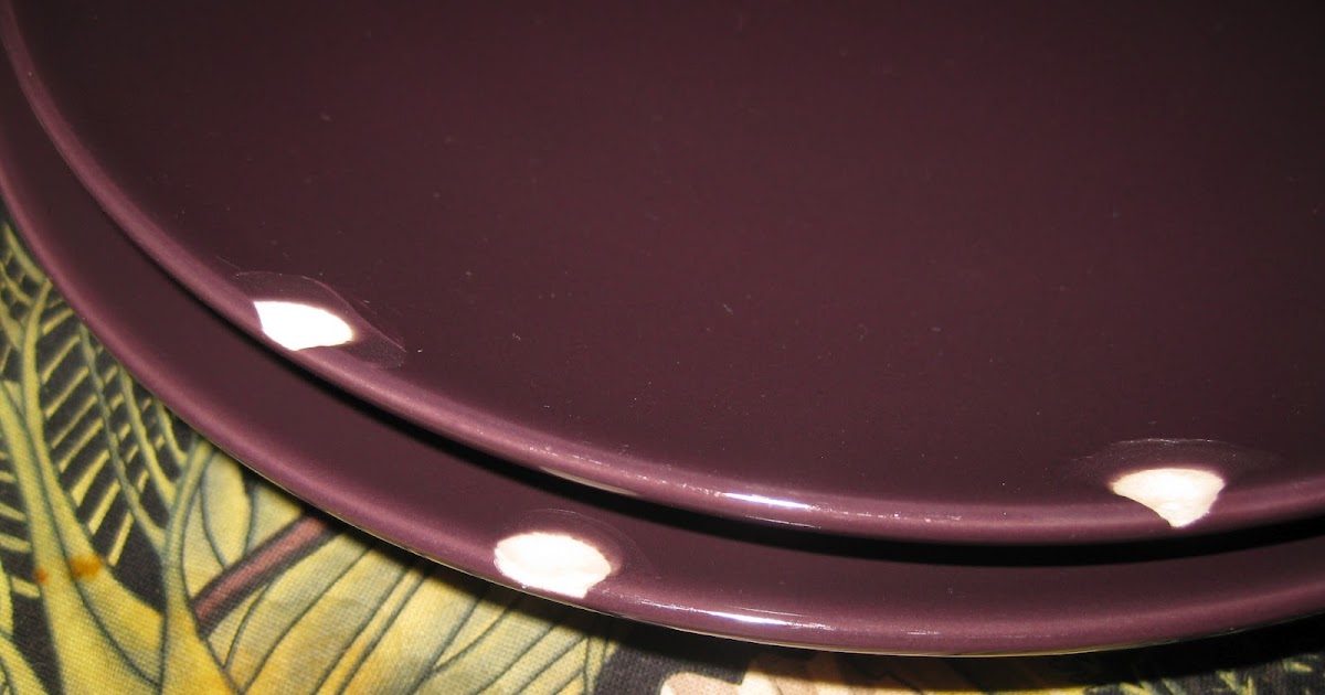 Making a chipped plate look better!