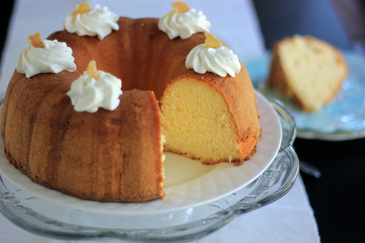 Blessings From My Kitchen Citrus chiffon cake with ginger, mint and