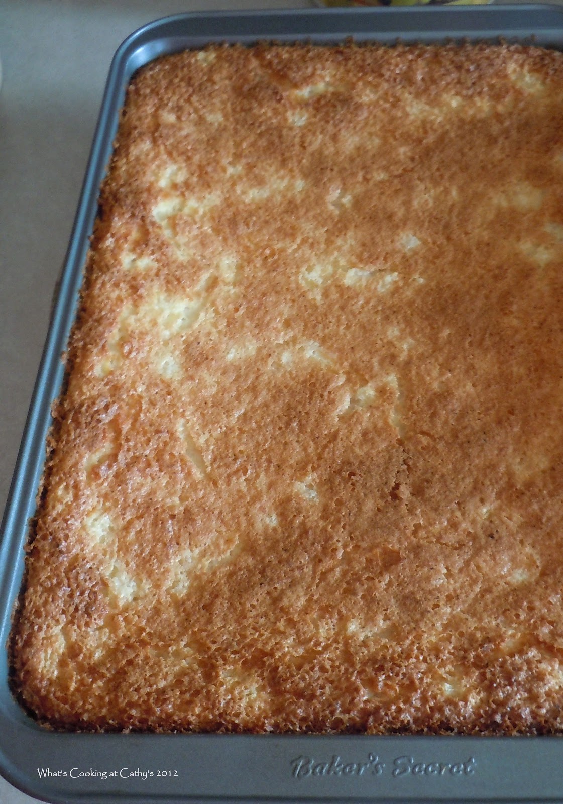 What's Cooking At Cathy's? Pineapple Angel Food Cake