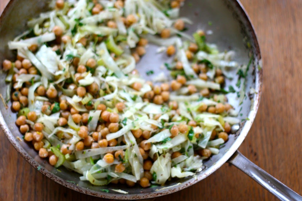 ben and birdy Ottolenghistyle Chickpeas with Mint, Caraway, and Greek