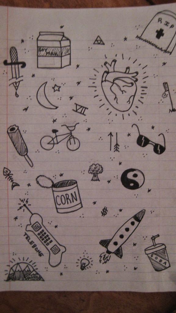 poke stick tattoo tattoos simple easy tatuajes flash drawing ink drawings symbol tatuaje sheet flickr graffiti inspiration yang ying diy