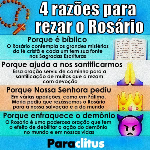 QUATRO RAZÕES PARA REZAR O ROSÁRIO