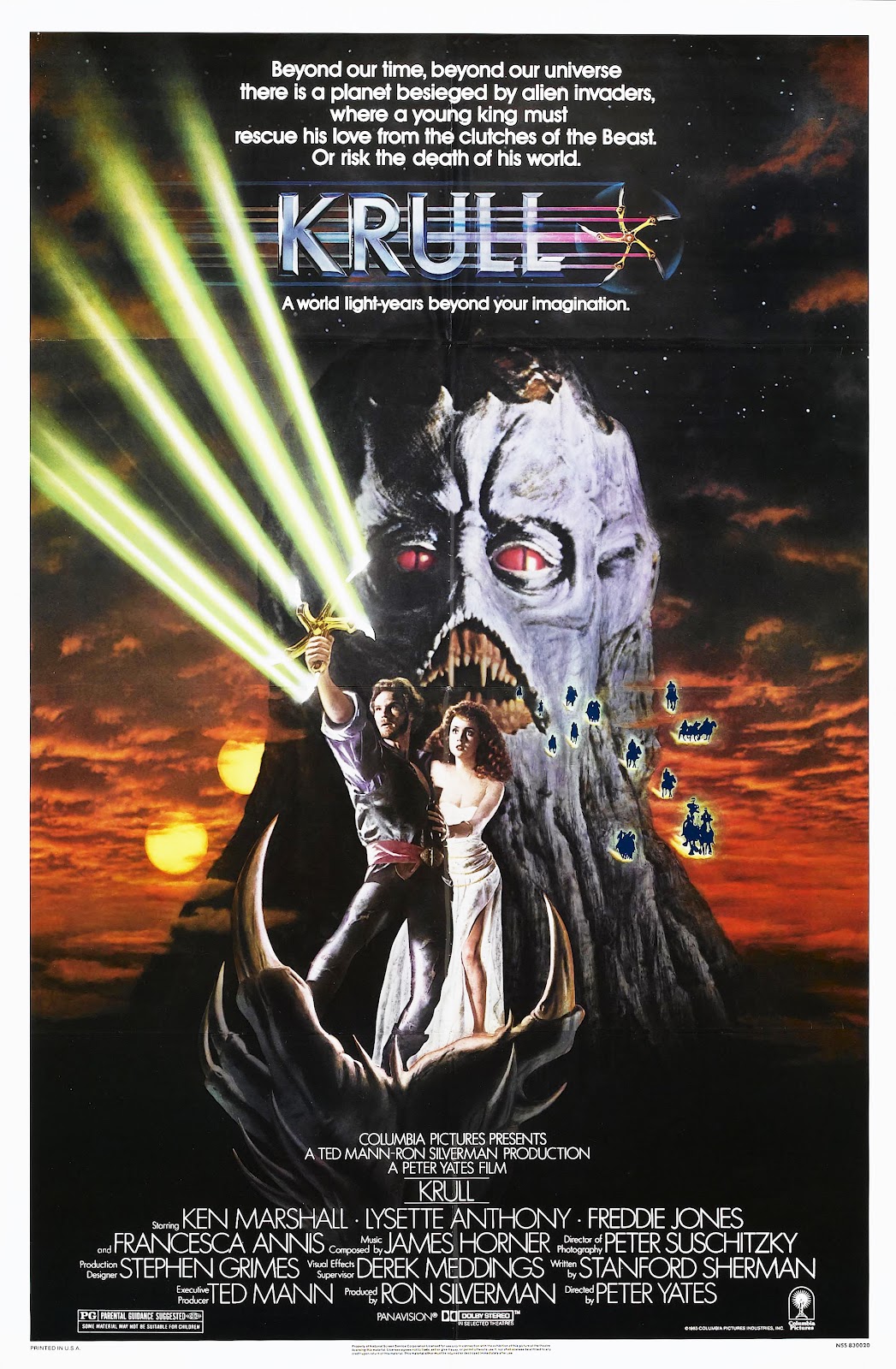 The Geeky Nerfherder: Movie Poster Art: Krull (1983)
