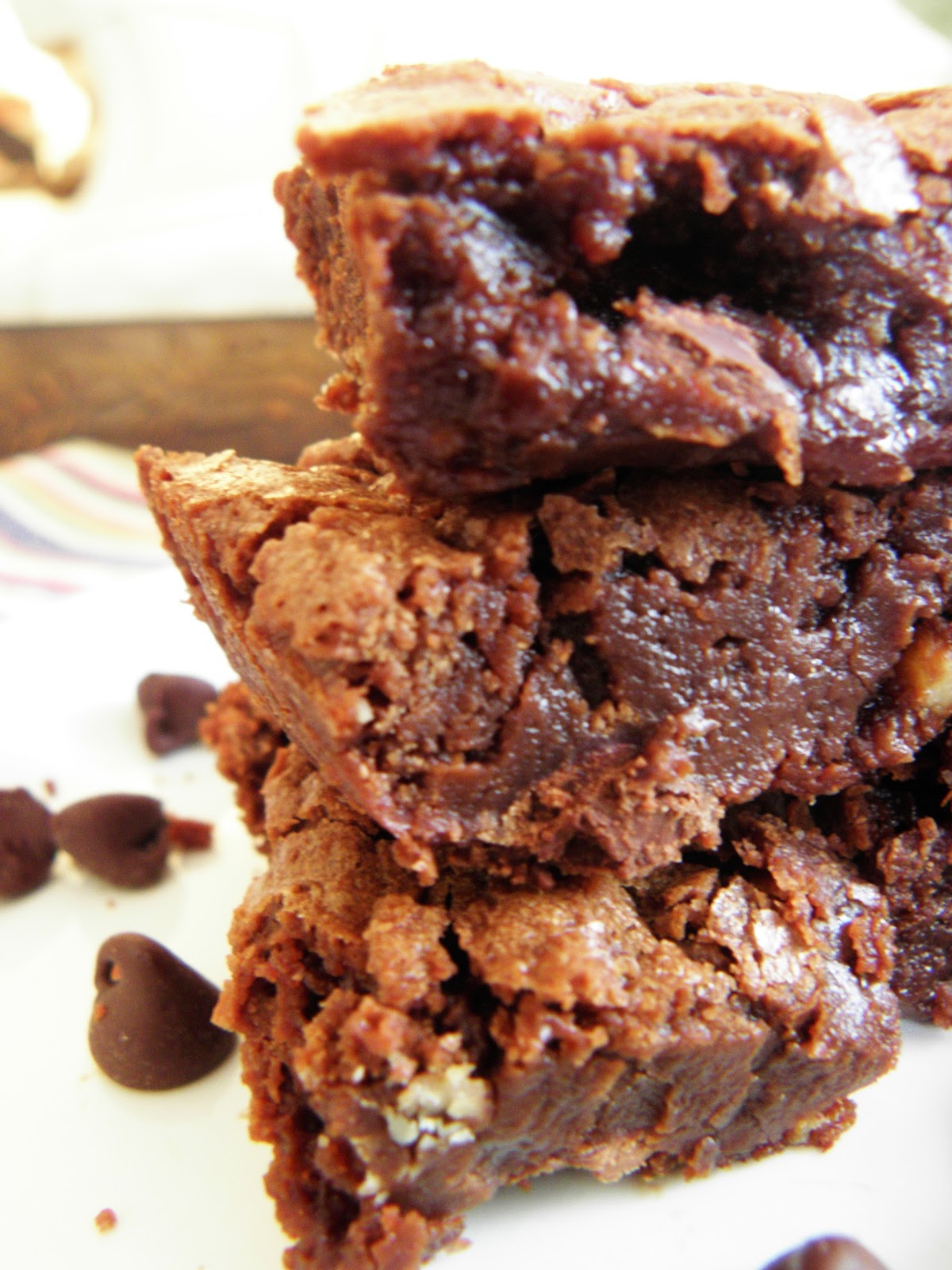 The Cozy Little Kitchen Sticky Fudge Brownies