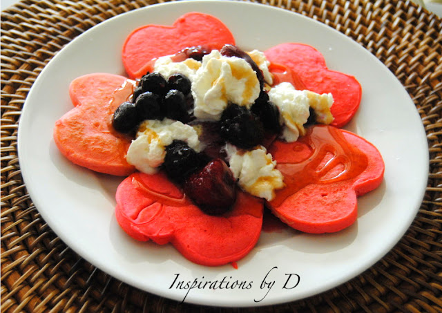 Heart Shaped Pancakes