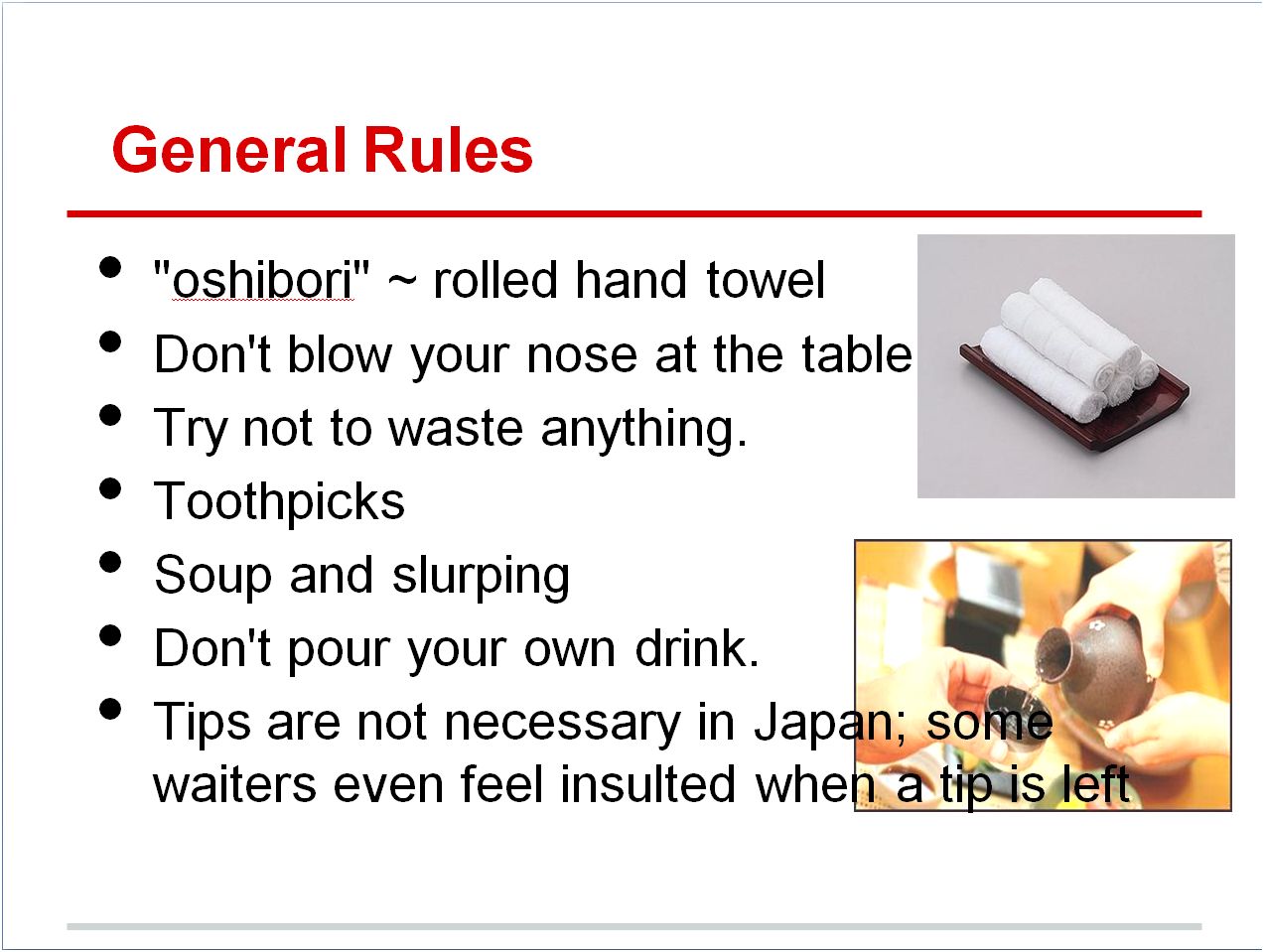 Simple Japanese Dining Etiquette Lowell Japanese Club News, Culture