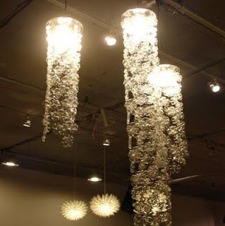 lustre de garrafa pet 