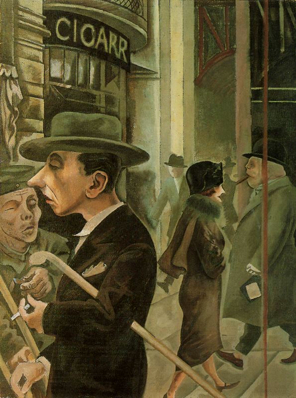 Painting of George Grosz artist, George Grosz paintings