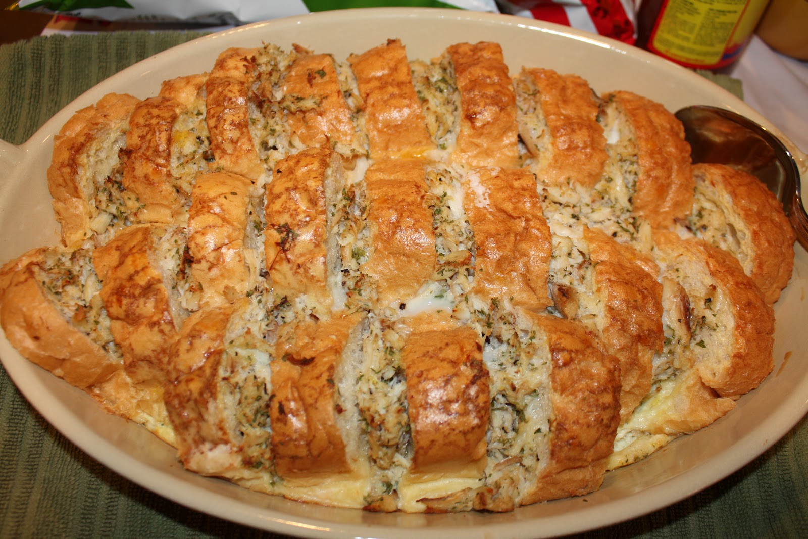 Fleur de Lolly Buttery Crab Bread Pudding