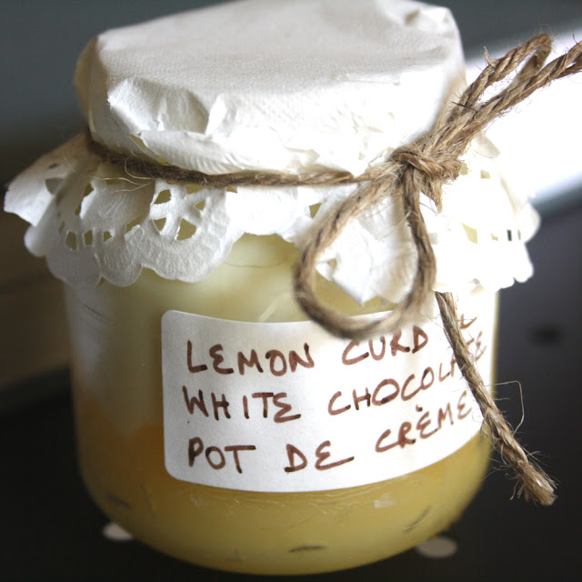 Lemon Curd and White Chocolate Pot de Crème STOVETOP DANCING