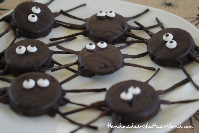 Chocolate Covered Oreo Spiders
