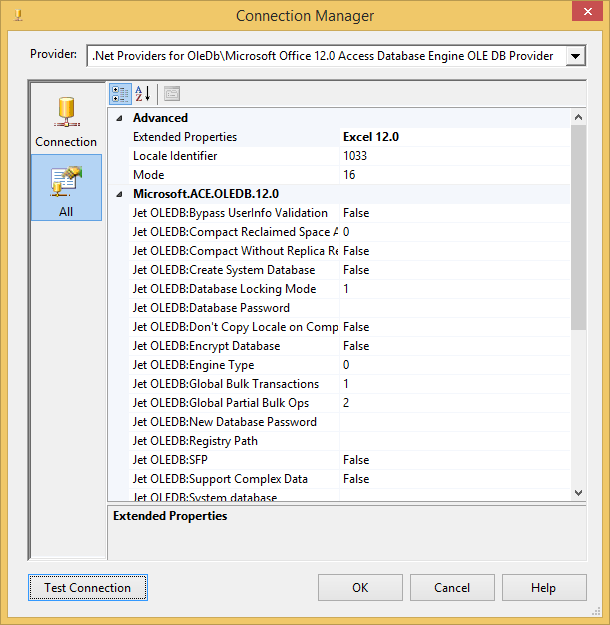 Microsoft Office 12.0 Access Database Engine Oledb Provider