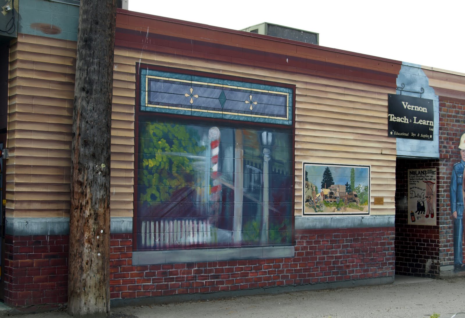 Downtown Vernon Art Murals A New Day, A Different Way