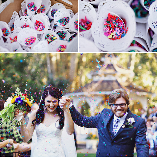Wedding Talk Ceremony Confetti Toss