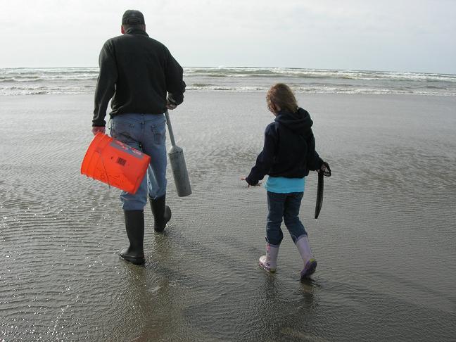 Great Day Clamming At the Beach