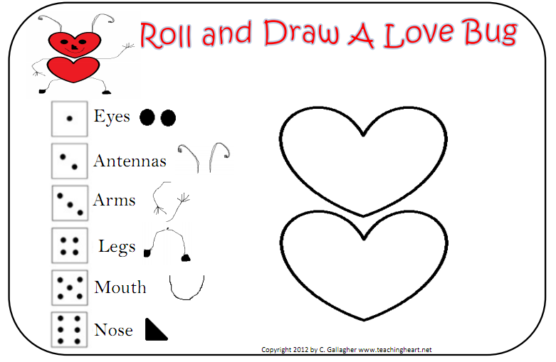 Be Different...Act Normal Roll A Love Bug [Valentine Party Games]