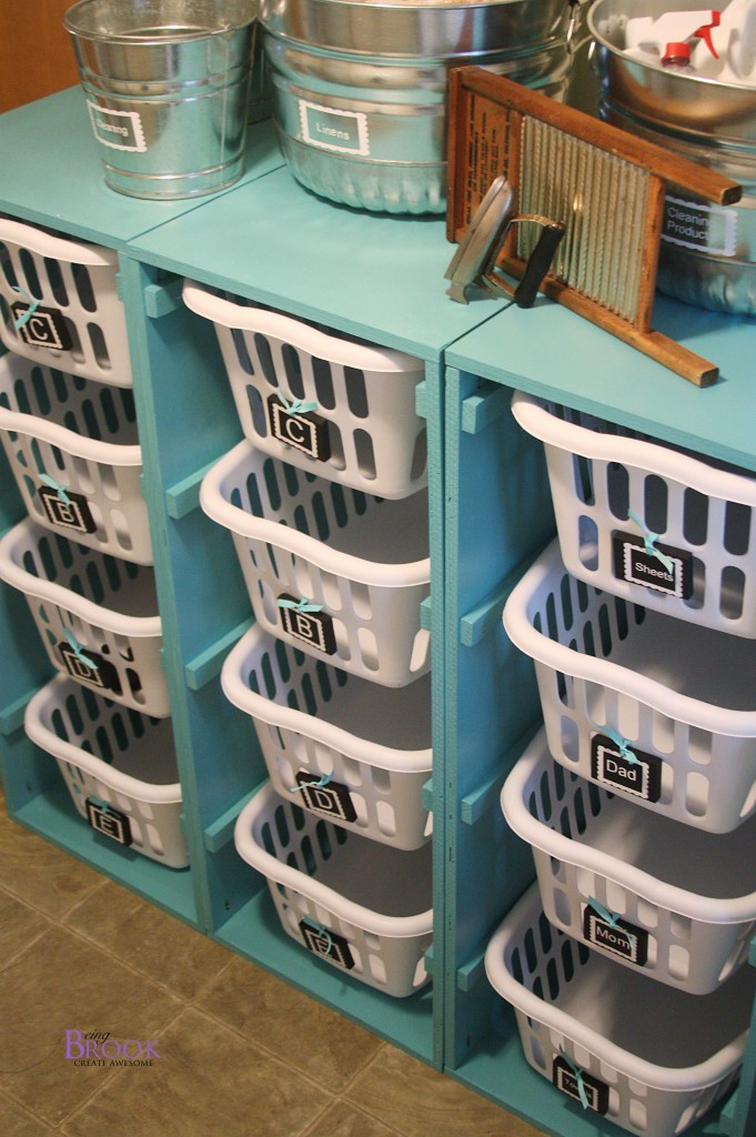 Ana White Brook Laundry Basket Dresser {Building} BeingBrook