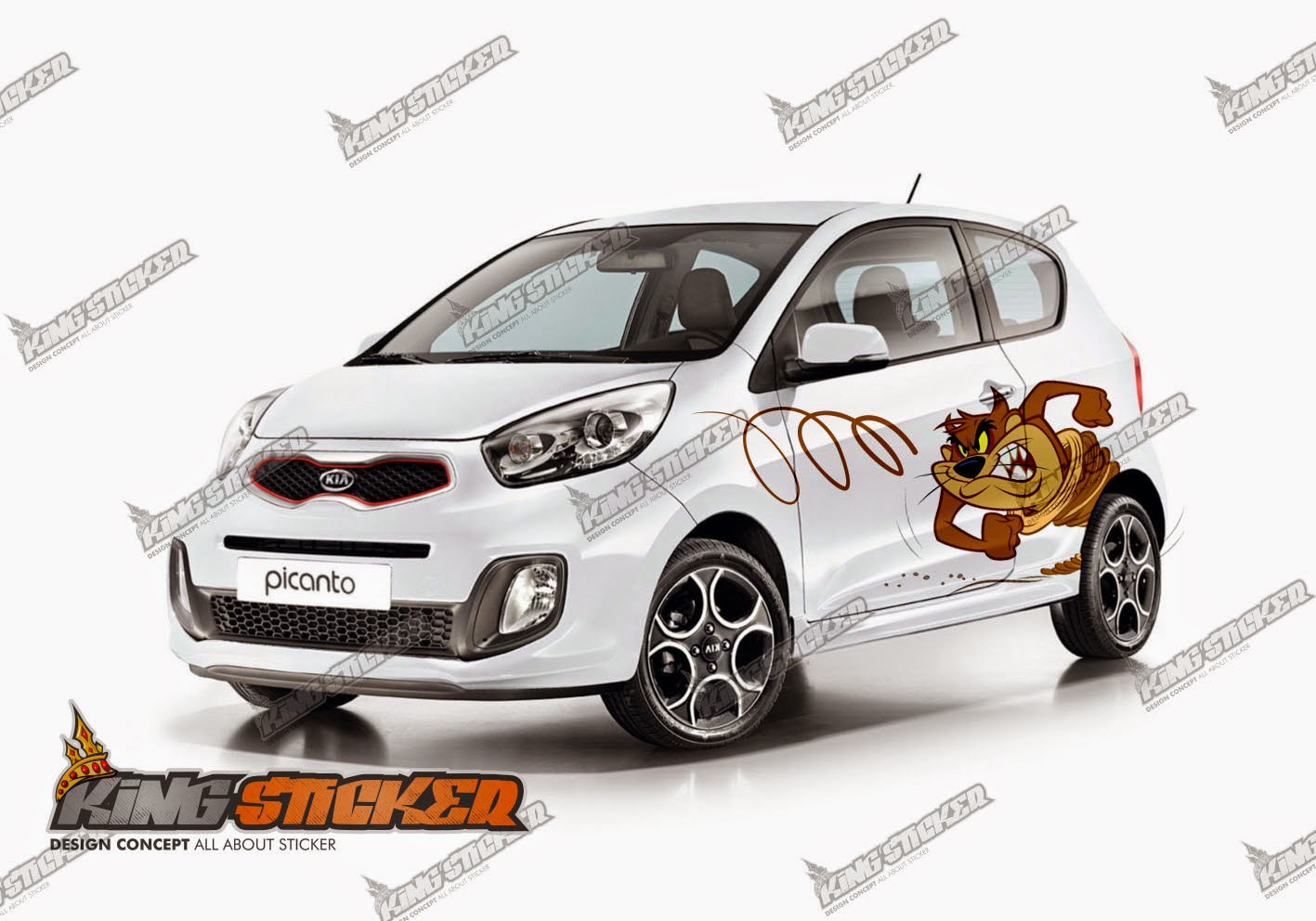 CUTTING STICKER KIA PICANTO King Sticker Bali