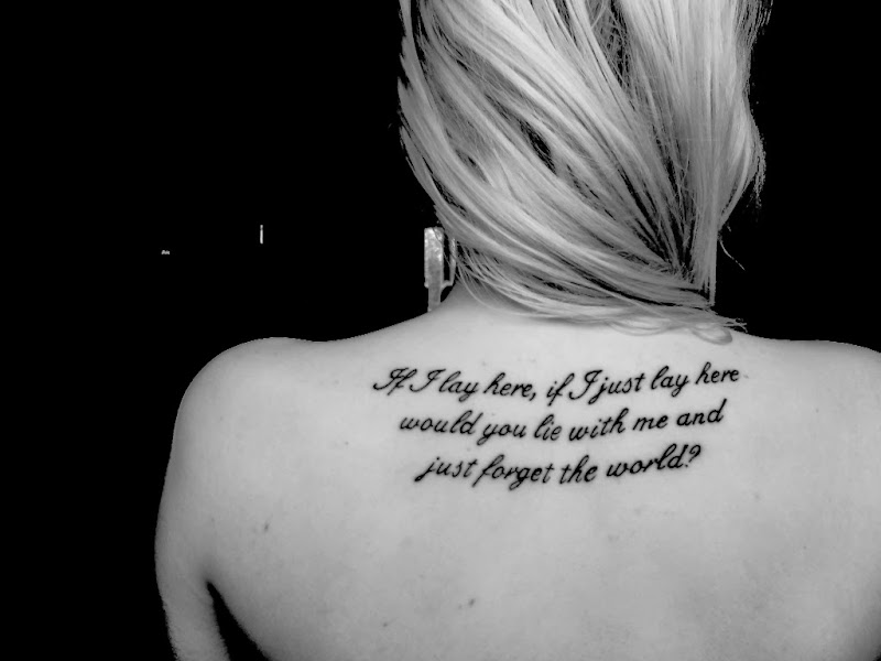 Labels: Back Tattoo , Girl Tattoo , Women Tattoos , Words tattoo title=