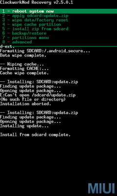 Flashing MIUI ROM to Nexus One G5 Flashing MIUI ROM to Nexus One G5
