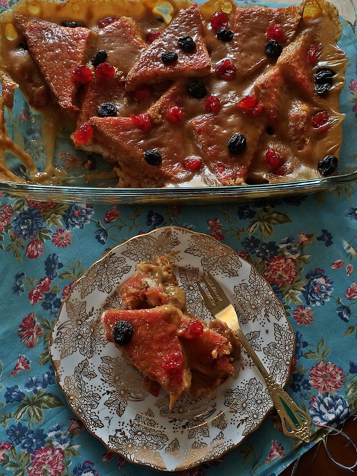 Cook like Priya Eggless Custard Bread Pudding Easy Bread based