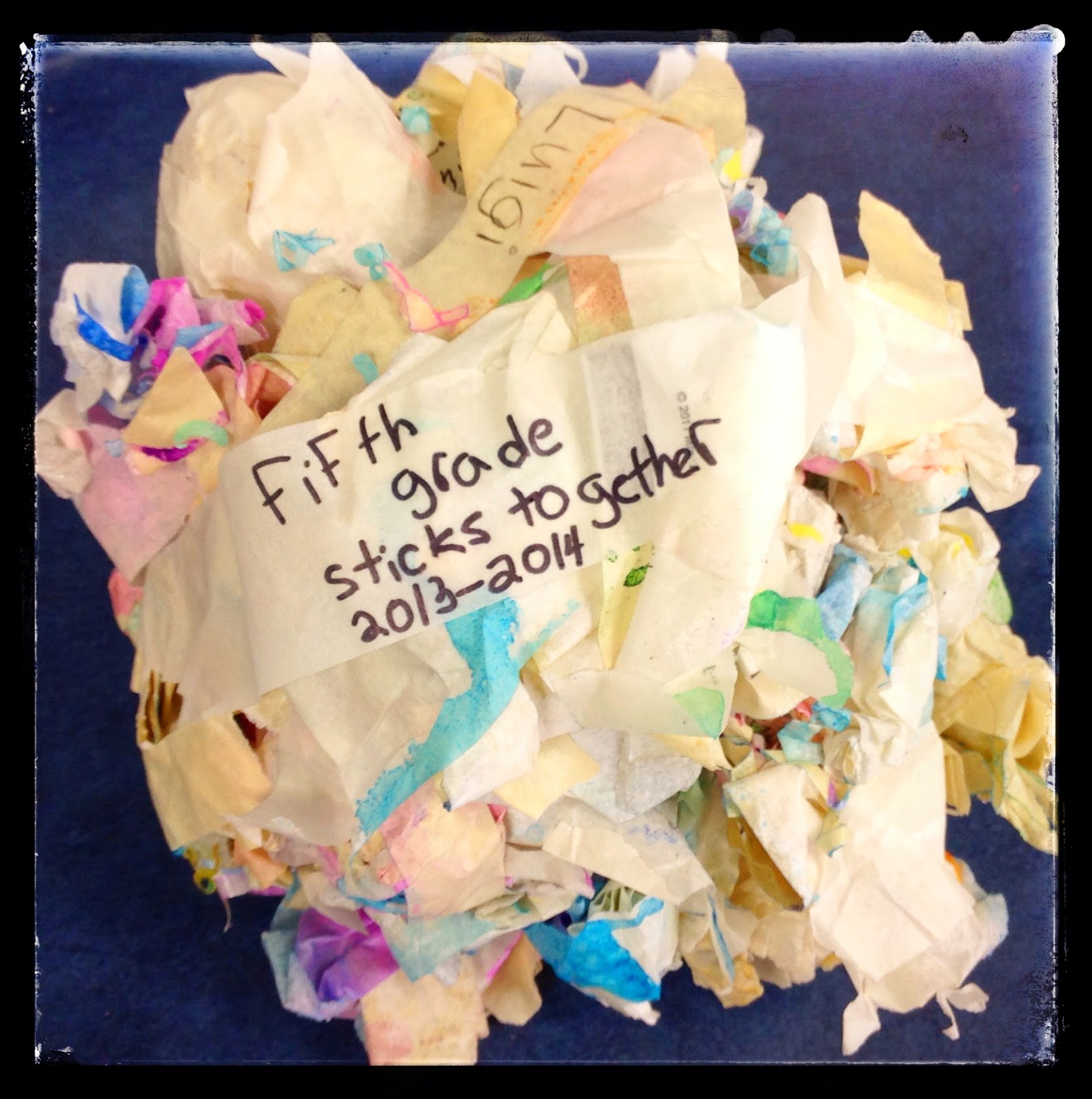 WEST MIDDLETON ART SMARTIES Giant Tape Ball of Love