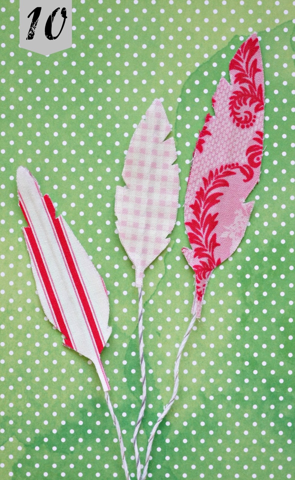 Anna Norman DIY fabric feathers