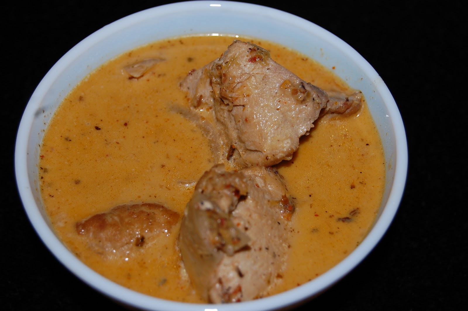 My Cookbook Coconut Chicken and White Wine Curry