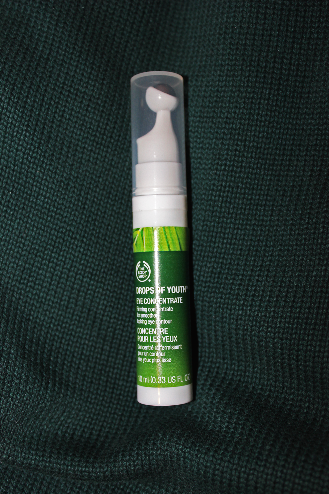 Mantinha de Retalhos Review Drops of Youth Eye Concentrate The Body Shop