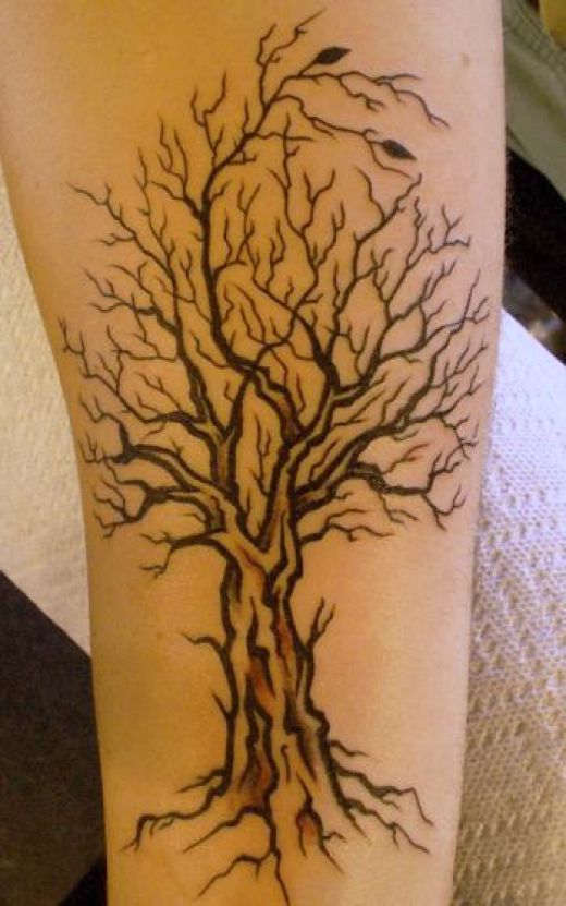 Wallpaper Edane: Tree Tattoo Designs