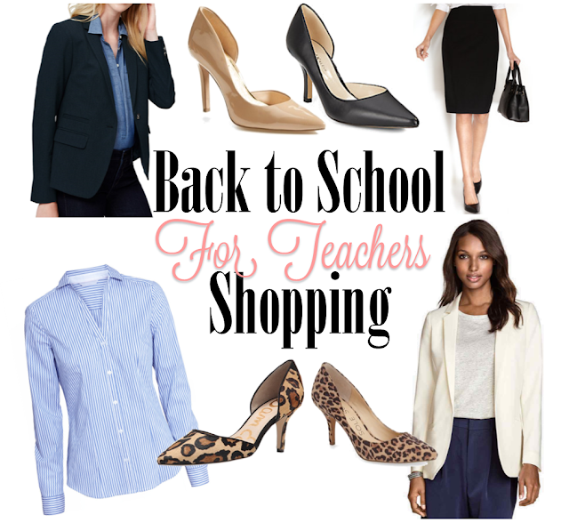 Back to School Shopping for Teachers Teacher Outfits First day of school