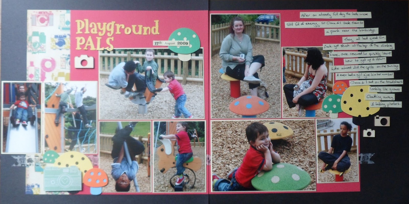 .K's crafty corner. Scrapbooking Playground Pals