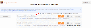 dasbor admin blogger umum