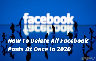 Delete All Facebook posts in 2023
