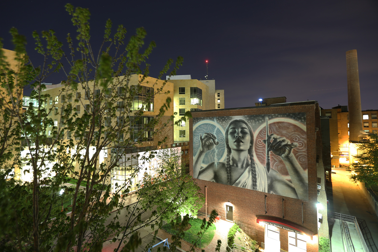 MAC ART "Ars et Scientia" New mural in Boston for Northeastern