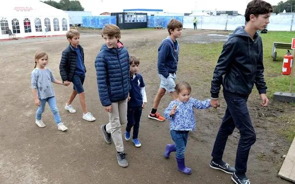 Princess Marie of Denmark, Prince Joachim, Prince Nikolai, Prince Felix, Prince Henrik and Princess Athena