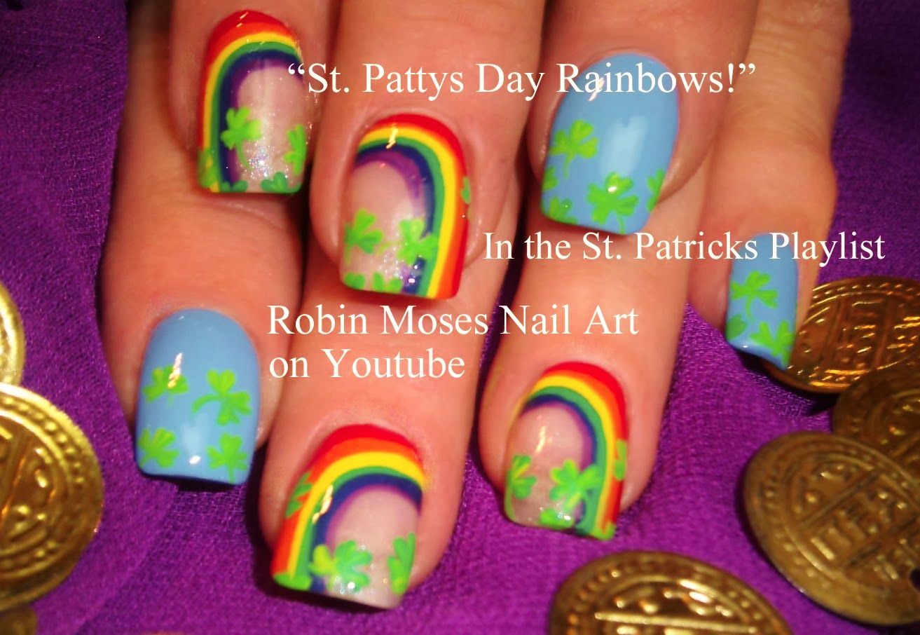 7. "Rainbow Nail Designs for St. Patrick's Day" - wide 7