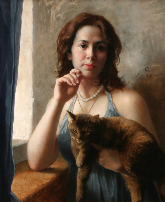 Arsen Kurbanov 1969 | Russian Portrait painter