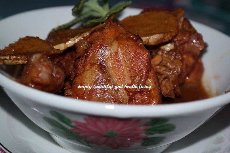 simply beautiful and healthy living Ginger Chicken Wine